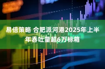 易倍策略 合肥派河港2025年上半年吞吐量超6万标箱